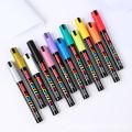 【Hot】 36 Colors Art Marker Acrylic Paint Markers Brush Pen Rock Stone Ceramic Glas Wood DIY Graffiti Permanent Markers Drawing Supplie. 