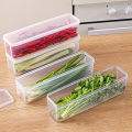 Fresh Box Noodle Plastic Food Preservation Sealed Box Rectangle Fruit Container Refrigerator Storage Kitchen Supply Home Tool. 