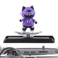 Cat Car Dashboard Decorations Interior Decoration Alloy Dashboard Sculpture Interior Vehicle Decor Small Decorative Statues For. 