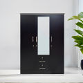 Melamine 3 Door Wardrobe – Elegant Storage with Mirror (Mirror Packed Separately for Safety). 