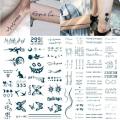 MAGIC Tattoo 30PCS Sticker Waterproof Tatoo Name Sticker Cat Wording Butterfly For Women 紋身貼紙防水持久 紋身貼防水 英文字母. 