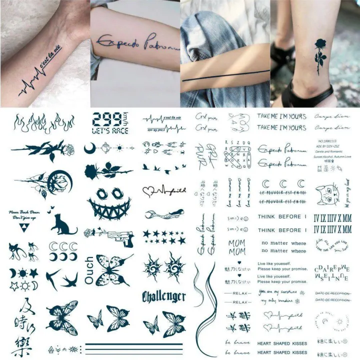 MAGIC%20Tattoo%2030PCS%20Sticker%20Waterproof%20Tatoo%20Name%20Sticker%20Cat%20Wording%20Butterfly%20For%20Women%20%E7%B4%8B%E8%BA%AB%E8%B2%BC%E7%B4%99%E9%98%B2%E6%B0%B4%E6%8C%81%E4%B9%85%20%E7%B4%8B%E8%BA%AB%E8%B2%BC%E9%98%B2%E6%B0%B4%20%E8%8B%B1%E6%96%87%E5%AD%97%E6%AF%8D%20-%20Image%203