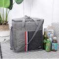 【WEJA】SKAB Portable Travel Aluminum Film Inside Thermal Insulated Large Capacity Handbags Cooler Bag Lunch Bags Food Storage Box Picnic Bag. 