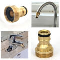 1/2/5PCS Universal Tap Kitchen Adapters Brass Faucet Tap Connector Mixer Hose Adaptor Basin Fitting Garden Tools. 