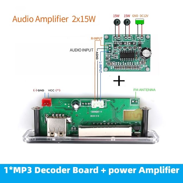 Dc%205v%2012v%20Bluetooth%205.0%20Mp3%20Decoding%20Board%20Module%20Wireless%20Car%20Usb%20Mp3%20Player%20Tf%20Slot%20Usb%20Fm%20With%20Mic%20Handsfree%20Control%20-%20Image%204