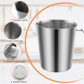 Stainless Steel Measuring Cup with Handle and Pour Lip, Metal Pitcher with Oz and ML Marking, 16OZ/500ML. 