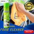 Car Dashboard Cleaner Handboss Universal Foam Cleaner Spray With Free Microfiber Cloth. 