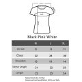 Trending Elegant Black Pink White T-Shirt Single Jersey Cotton Fabric 190gsm Tops Full Long Sleeve Crew Neck Casual Regular Fit Casual Wear Long Horizontal Line Stripe Black Pink White Tee Blouse In S, M, L, Xl Sizes For Women/ Ladies / Girls. 