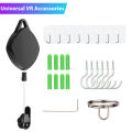 VR Cable Management Retractable Ceiling Pulley System For Oculus Quest 2/Quest 3/ Vive/Oculus Rift/PICO 4/PS VR2 Link Cable. 