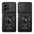 Vantime for Xiaomi Redmi Note 12 4G Case Hard Sliding Lens Protect Stand Holder Back Cover. 