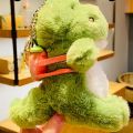 Carrot Plush Dinosaur Keychain Room Decor Stuffed Strawberry Dinosaur Plush Pendant Decoration Lovely Dinosaur Plush Doll Keyring Plush Gift. 