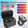 For TikTok Ring Bluetooth Remote Control Button Fingertip Selfie Video Stick Page Turner Browsing Controller for IOS Android. 