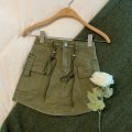 Rimocy Drawstring High Waist Mini Skirt Women Streetwear Big Pocket Cargo Skirt Woman Fashion 2023 short A Line y2k Skirts Mujer. 