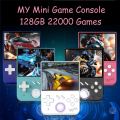 R36 Mini Handheld Retro Game Console MY Mini 128GB 3.5inch IPS Screen Linux Video Game Console Supports 30+ Simulators. 