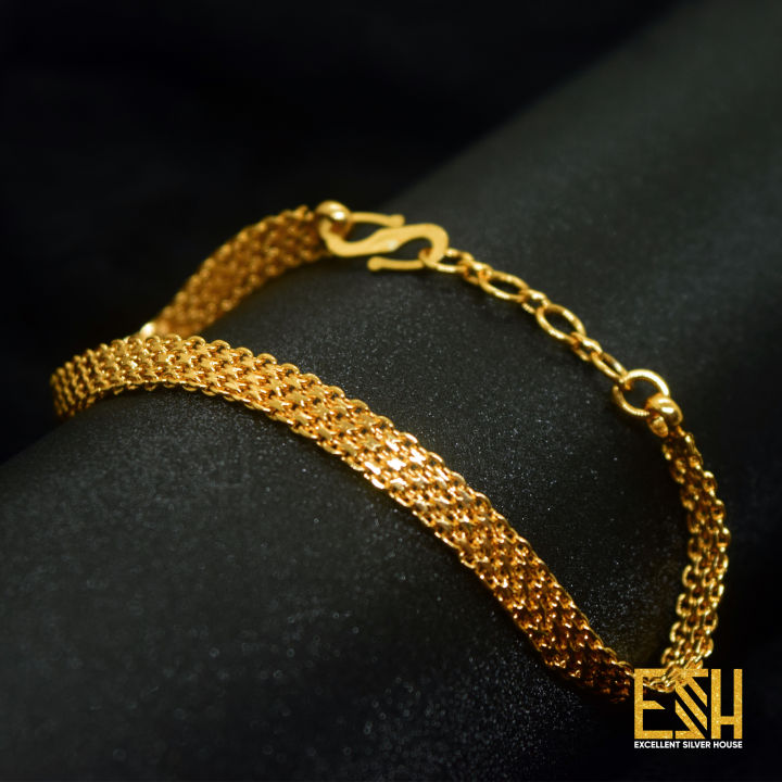 Gold%20plated%203.5MM%20Bismark%20Bracelet%20For%20Gents%20&%20Ladies%20-%20Image%205