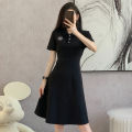 Women's Doll Collar Dress Summer Sports Casual Dress Slimming9499. 