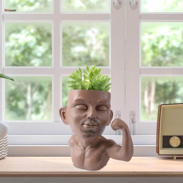 Pot%20Plants%20Human%20Funny%20Face%20Flower%20Pot%20Collection%20Art%20Decorative%20with%20Drain%20Hole%20Head%20Planter%20Resin%20Face%20Pots%20for%20Bookshelf%20Bar%20-%20Image%206
