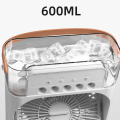 Portable Humidifier Fan AIr Conditioner Household Small Air Cooler Hydrocooling Portable Air Adjustment  Fan. 