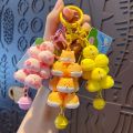 2024 Panda Keychain Silicon Creative Keyring Animal Shape Bag Pendant Handbag. 