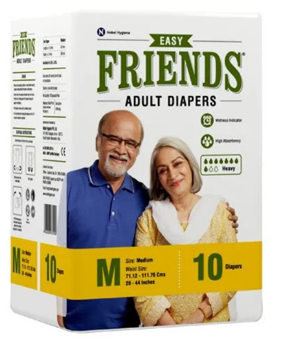 Friend Easy Adult Diapers - MEDIUM 10 Pcs | Daraz.lk