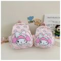 👍Sanrio Kids Schoolbag Backpack Hello Kitty Kuromi Cinnamoroll Printed Oxford Cloth Kindergarten Girl Backpack School Supplies. 