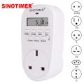 EU UK US BR Plug Digital Weekly Programmable Electrical Wall Plug-in Power Socket Timer Switch Outlet Time Clock 220V 110V AC. 