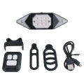 SuperRide USB Rechargeable Turning Signal Cycling Taillight Bicycle Light Remote. 