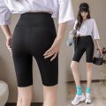 【COD yoga shorts for women jogging shorts cycling shorts Yoga Pants Slimming Fitness Shorts Highwaist Training Shorts. 