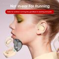 Believesinkinte OWS ear-hanging Wireless Bluetooth 5.3 Earbuds HIFI stereo binaural Hot Selling hanging ear Super Long Battery Life Open sports Earphones. 
