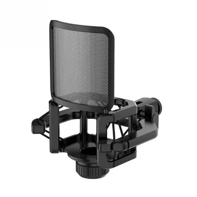 Professional%20Microphone%20Shock%20Mount%20Studio%20Broadcast%20Shock%20Mount%20For%2021-62mm%20Diameter%20Four-Pole%20Mic%20With%20Pop%20Filter%20-%20Image%204