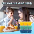 3 Pack Ice Cube Trays, Easy Release Silicone Ice Molds with Removable Lids, Perfect for Chilled Drinks, Freezer, Baby Food, Whiskey and Cocktail. 