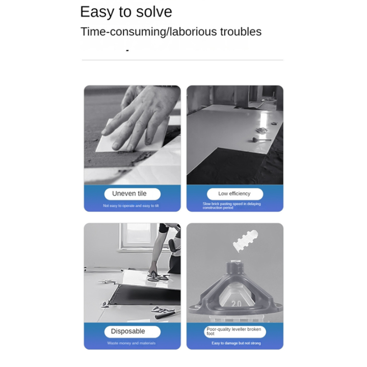 Spiral%20Tile%20Leveling%20System%20Leveler%20Clip%20Spacer%20with%20Wedge%20Replacement%20for%20Tile%20Laying%20Wall%20Floor%20Fixing%20Construction%20Tool,300PCS%20-%20Image%205