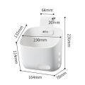 Storage Small Hanging Basket Wall-Mounted Home Bathroom Bathroom Storage Rack Kitchen Ginger and Garlic Sundries Storage Basket. 