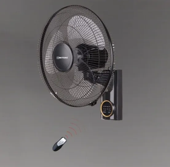 Mitshu Remote Wall Fan - MWF-1601R