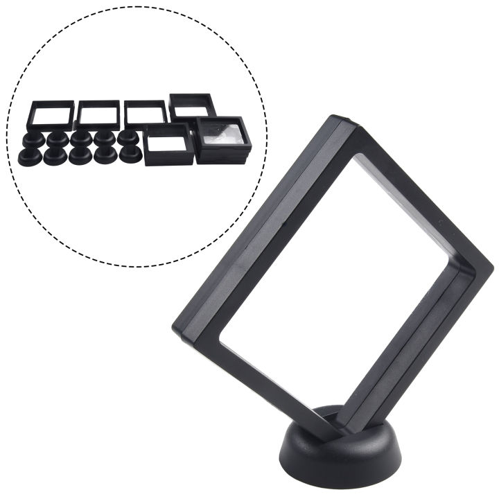 5/10pcs%20Display%20Box%203D%20Floating%20Frame%20Holder%20Stand%20Box%20Clear%20Jewelry%20Ring%20Coin%20Display%20Case%20Necklace%20Display%20Holder%207*7*2cm%20-%20Image%205