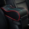【D】 Car Foam Armrest Cushion Center Console Armrest Pillow Phone Holder Storage Bag, Car Armrest Box Mat Pad. 
