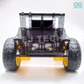 Assembly Kits - Unveiling the Optimus Jeep (4WD) - Your Ultimate DIY Robotics Adventure in Sleek Black (For Arduino, Raspberry Pi, or Magicbit). 
