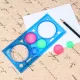 4Pcs Spirograph Geometric Ruler Learning Drawing Tool Stationery For Student Creative Gift Design Ruler For Sketch Drawing As Design 1 Ratings. 