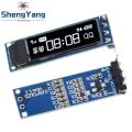 0.69 inch 96x16 OLED Display Module White Display 0.69" SSD1306 LCD Screen Control Board For Arduino 3-5.5V IIC Interface. 