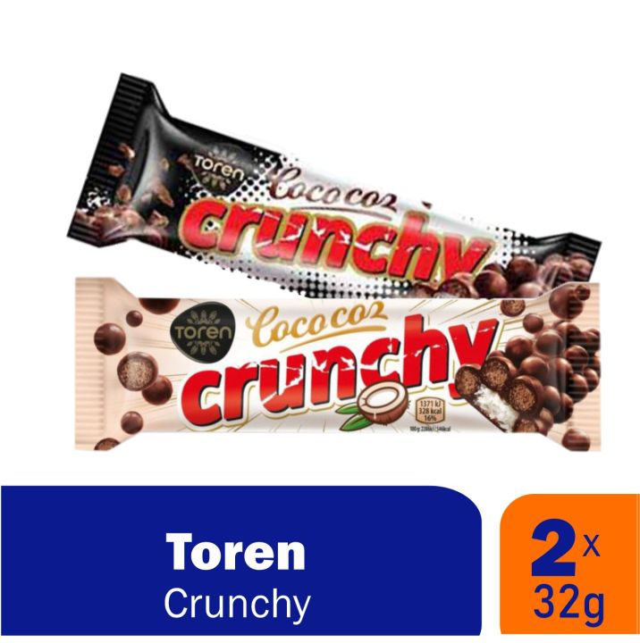 Toren cococoz Crunchy chocolate 2 x32g