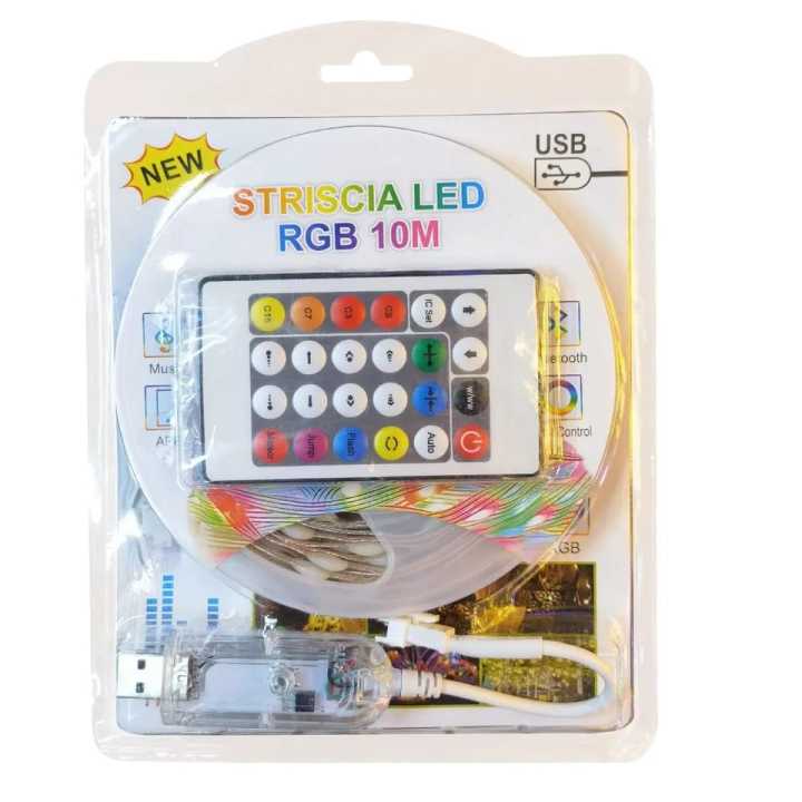 10M Striscia Led RGB Fairy Lights for Christmas Tree Wedding Party Decoration and Room Home Decoration