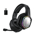 EKSA E1000 WT 2.4GHz USB Wireless Low Latency Gaming Headphones with 7.1 Surround Sound , 36 Hour Battery , 2.4G USB Dongle , Game/Music Mode and ENC Microphone for PC/PS4/PS5/Xbox. 