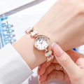 New Watch Female Student in Bracelet Women's Watch Waterproof Girl Korean Simple Trendy College Style Girl Small Dial. 