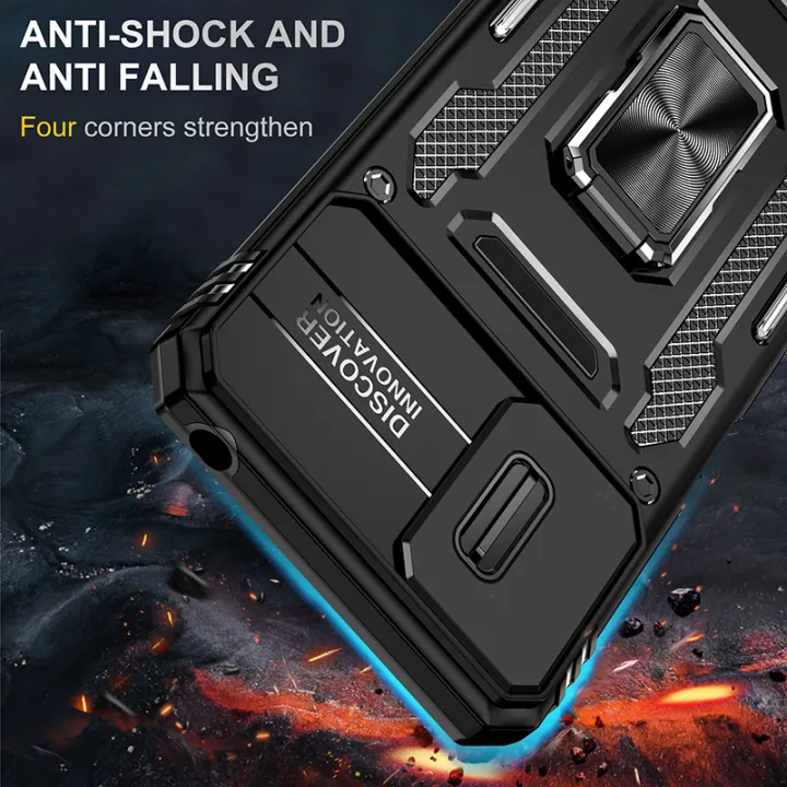Lereach%20for%20Motorola%20MOTO%20E22%20/%20E22i%20Antiskid%20Bracket%20Shockproof%20Back%20Cover,%20Triangular%20stria%20Armor%20Phone%20Case%20-%20Image%203
