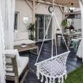 Macrame Swing Chair, Ideal For Indoors Out Outdoors. 
