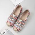 Old Beijing Cloth Shoes Women Summer Autumn New Style Slip-on Lazy Non-Slip Soft Bottom Fisherman Canvas Shoes Korean Style All-Matching Women's Shoes. 