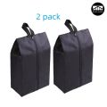 LeiyanOriginal 2 or 4 Pack Portable Nylon Waterproof Shoe Storage Bags with Zipper Closure for Men and Women Travel or Family Item Organize. 