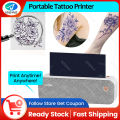 GZQIANJI Peripage A40 Tattoo Stencil Thermal Transfer Machine Printer Drawing Stencil Maker Copier Line Printing Copier Tattoo Transfer Paper Thermal Label Printer. 