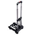 Portable Foldable Dolly Cart With Retractable Handle Wheels Aluminum Alloy. 