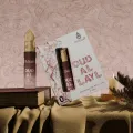 Al Nuaim Oud Al Layl Attar Roll On Perfume Oudh Perfume- 6ml Arabian Oud Perfume Oil Long Lasting Guaranteed Smell -High Quality Oud Edition. 